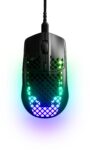 SteelSeries - Aerox 3 2022 Edition Ratón óptico con cable para juegos con diseño ultraligero - Onyx