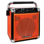 Trexonic - Altavoz portátil de 8 pulgadas - Naranja