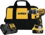 DEWALT - Taladro/atornillador DCD791 inalámbrico MAX XR de 20V - 1/2 pulg + 1 batería de 20 voltios - 5.0 A + cargador + sierra recíprocante DCS380B