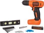 Black And Decker - Taladro Inalámbrico + 43 Accesorios