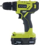 RYOBI - Kit de taladro/atornillador PDD209K inalámbrico ONE+ de 18 V y 3/8 + batería de 1.5 A + cargador + kit A989504 de 95 piezas