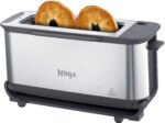 Ninja - Horno tostador Foodi de 2 rebanadas con función Flip - Acero inoxidable