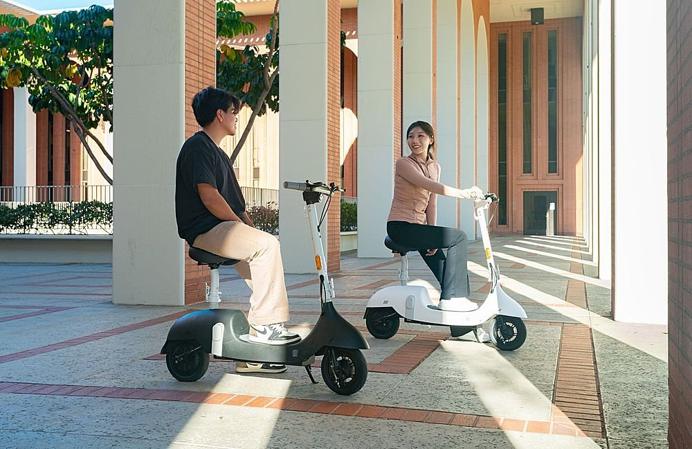 Scooter eléctrico para adultos, scooter eléctrico con asiento, neumáticos  de 10 pulgadas E Scooter para adultos, velocidad máxima de 28 millas por
