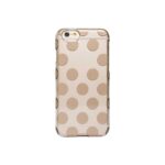 Funda AGENT 18 para iPhone 6 y 6s Transp Puntos Oro