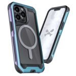 Funda GHOSTEK Atomic para iPhone 13 PRO Aluminio Prismatic Transp MagSafe