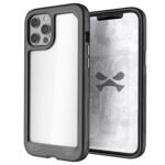 Funda GHOSTEK Atomic para iPhone 12 PRO MAX Aluminio Negra transparente
