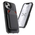 Funda GHOSTEK Exec para iPhone 13 MINI Negra con porta tarjetas