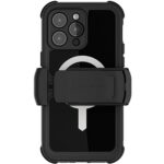 Funda GHOSTEK Nautical Clip para iPhone 14 PRO MAX Negra MagSafe contra agua