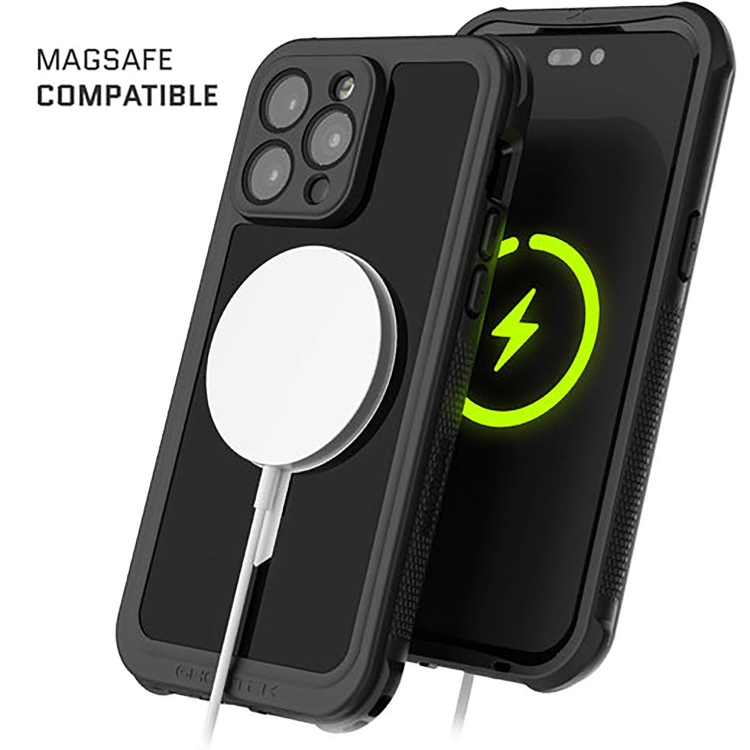 Funda GHOSTEK Covert para iPhone 14 Transparente MagSafe, GHOCAS3143