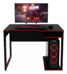 Mueble Escritorio Gamer Moderno Negro/rojo