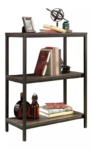 Mueble Librero Organizador Sauder Color Gris/cafe