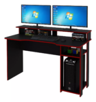 Mueble Escritorio/mesa Gamer Negro/rojo